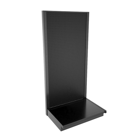 Lozier Gondola Wall Display Starter, Black 36W 78H 25D P315S-ST